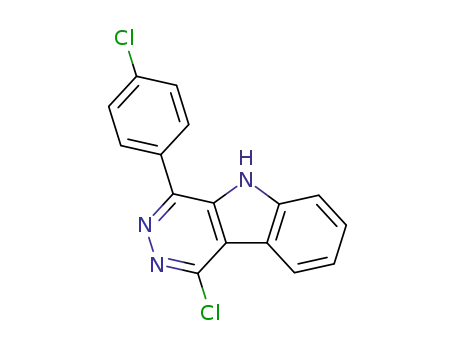 1-Chloro-4-(4-chloro-phenyl)-5H-pyridazino[4,5-b]indole