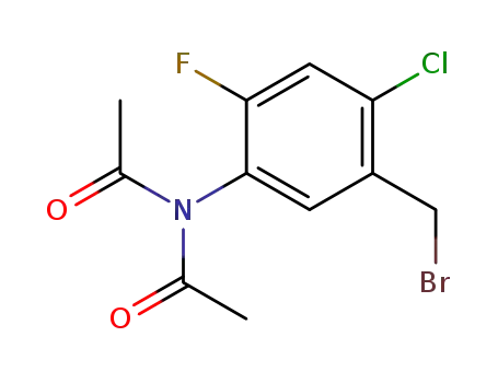 Acetamide, N-acetyl-N-[5-(bromomethyl)-4-chloro-2-fluorophenyl]-