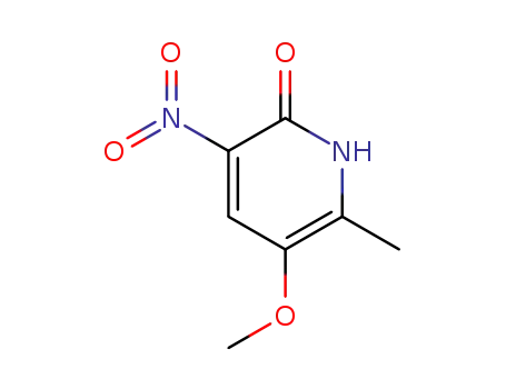 Molecular Structure of 52334-84-6 (5-METHOXY-6-METHYL-3-NITROPYRIDIN-2-OL)