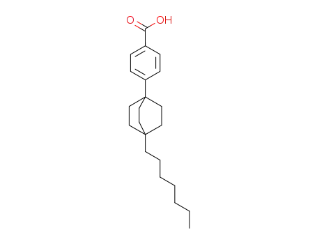 Molecular Structure of 82355-93-9 (Benzoic acid, 4-(4-heptylbicyclo[2.2.2]oct-1-yl)-)