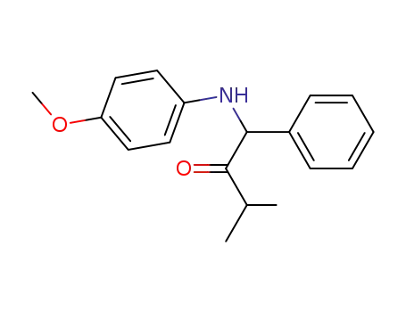 2-Butanone, 1-[(4-methoxyphenyl)amino]-3-methyl-1-phenyl-