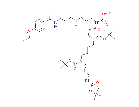1-<4-(methoxymethoxy)phenyl>-6-hydroxy-26,26-dimethyl-1,24-dioxo-25-oxa-2,6,10,14,19,23-hexaazaheptacosane-10,14,19-tricarboxylic acid tris(1,1-dimethylethyl) ester
