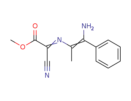 1-cyano-1-methoxycarbonyl-3-methyl-4-amino-4-phenyl-2-aza-1,3-butadiene