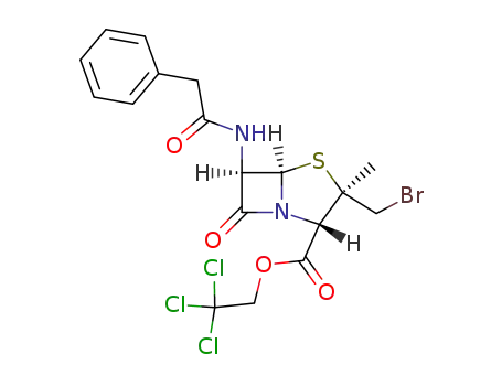 10-bromo-6β-(2-phenyl-acetylamino)-penicillanic acid 2,2,2-trichloro-ethyl ester