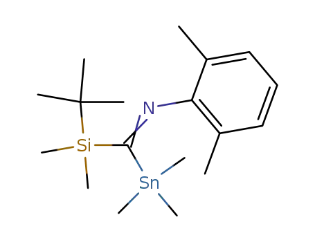 Silane,
(1,1-dimethylethyl)[[(2,6-dimethylphenyl)imino](trimethylstannyl)methyl]di
methyl-