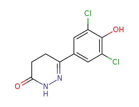 3(2H)-Pyridazinone, 6-(3,5-dichloro-4-hydroxyphenyl)-4,5-dihydro-