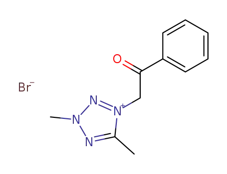 3,5-Dimethyl-1-(2-oxo-2-phenyl-ethyl)-3H-tetrazol-1-ium; bromide
