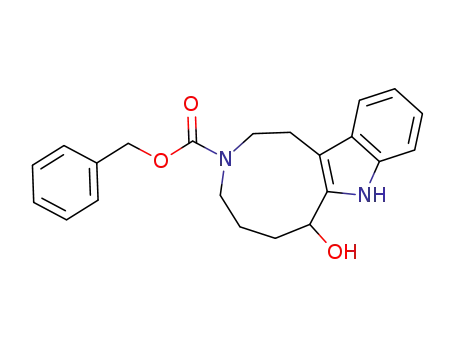 3-benzyloxycarbonyl-7-hydroxy-1,2,3,4,5,6,7,8-octahydroazonino<5,4-b>indol