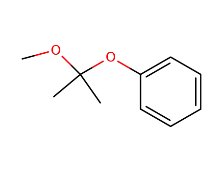 Molecular Structure of 121114-76-9 ((1-methoxy-1-methylethoxy)benzene)