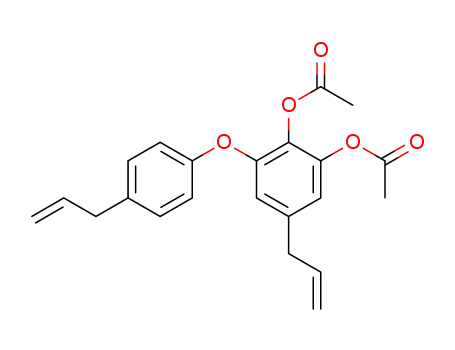 Molecular Structure of 83864-81-7 (obovatol diacetate)