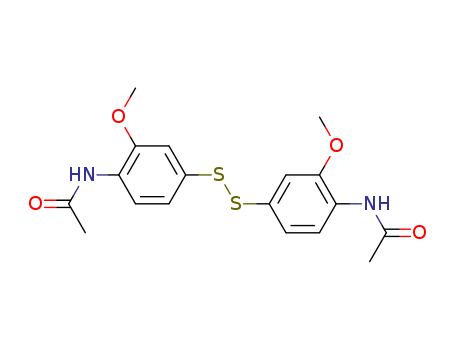 Acetamide, N,N'-[dithiobis(2-methoxy-4,1-phenylene)]bis-