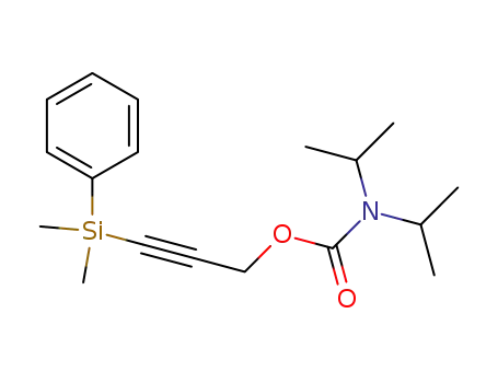 3-(dimethylphenylsilyl)-2-propynyl N,N-diisopropylcarbamate