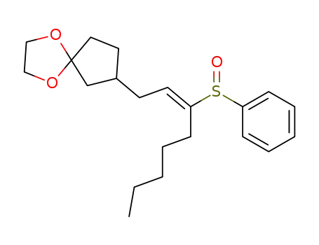1,4-Dioxaspiro[4.4]nonane, 7-[3-(phenylsulfinyl)-2-octenyl]-