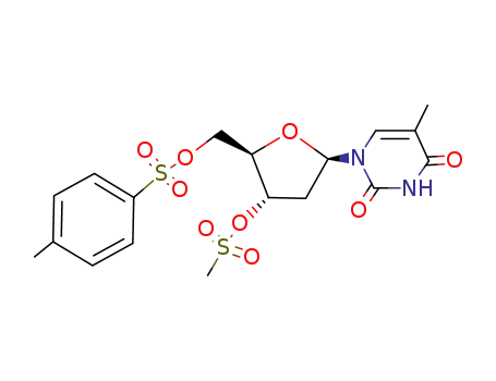 Thymidine, 3'-methanesulfonate 5'-(4-methylbenzenesulfonate)