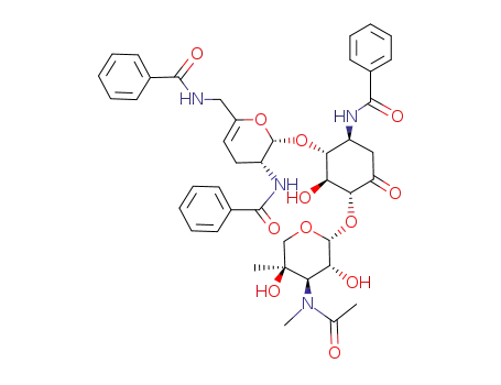 3''-N-acetyl-3,2',6'-tri-N-benzoyl-1-deamino-1-oxosisomicin
