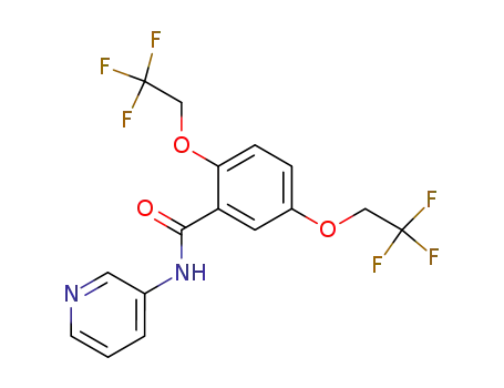 Benzamide, N-3-pyridinyl-2,5-bis(2,2,2-trifluoroethoxy)-