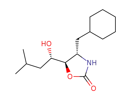 (4S,5R)-4-cyclohexylmethyl-5-<(1'S)-1'-hydroxy-3-methylbutyl>oxazolidin-2-one