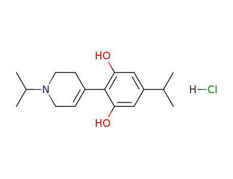 2-(N-Isopropyl-1,2,3,6-tetrahydro-4-pyridyl)-5-isopropyl resorcinol hydrochloride