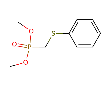 Molecular Structure of 70369-42-5 (Phosphonic acid, [(phenylthio)methyl]-, dimethyl ester)