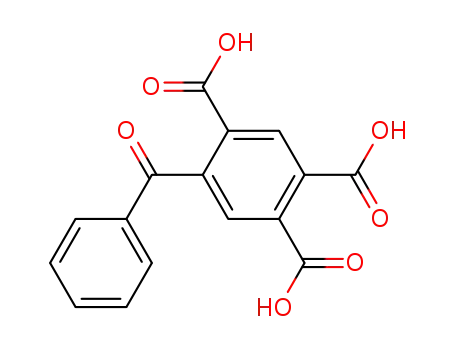 Molecular Structure of 135989-69-4 (BENZOPHENONE-2,4,5-TRICARBOXYLIC ACID)