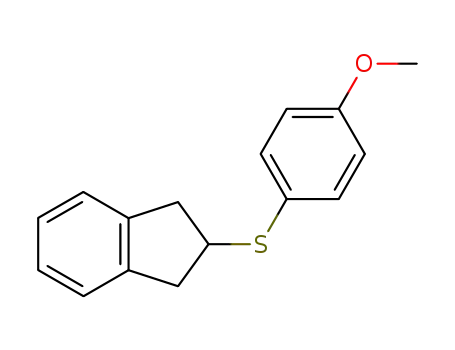 1H-Indene, 2,3-dihydro-2-[(4-methoxyphenyl)thio]-