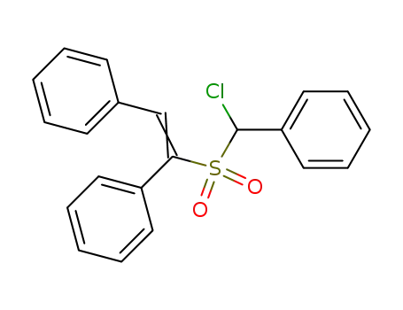 Molecular Structure of 30506-07-1 (Sulfone, a-chlorobenzyl 1,2-diphenylvinyl(8CI))