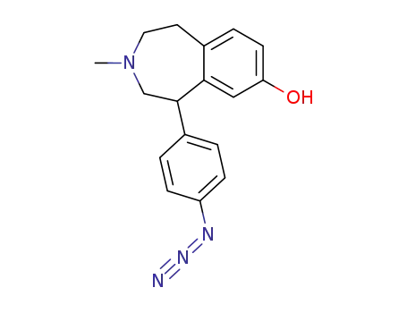 8-hydroxy-3-methyl-1-(4'-azidophenyl)-2,3,4,5-tetrahydro-1H-3-benzazepine