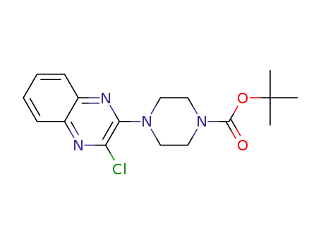 4-(3-클로로-퀴녹살린-2-일)-피페라진-1-카르복실산 tert-부틸 에스테르, 98+% C17H21ClN4O2, 분자량 348.83