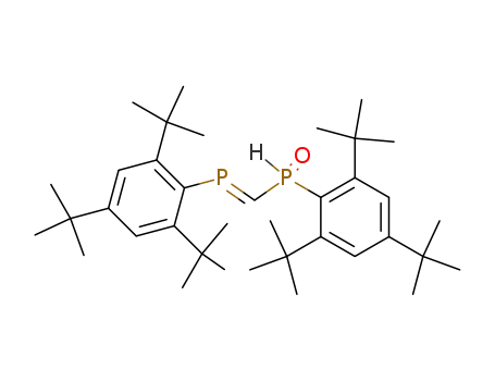 (2,4,6-Tri-tert-butyl-phenyl)-[1-(2,4,6-tri-tert-butyl-phenylphosphinoyl)-meth-(E)-ylidene]-phosphane