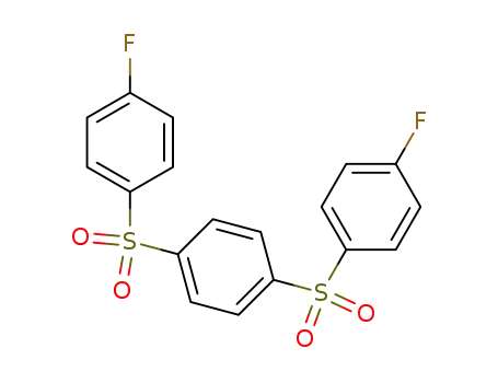 Benzene, 1,4-bis[(4-fluorophenyl)sulfonyl]-