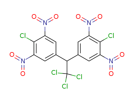 2-chloro-1,3-dinitro-5-[2,2,2-trichloro-1-(4-chloro-3,5-dinitro-phenyl)ethyl]benzene cas  33406-59-6