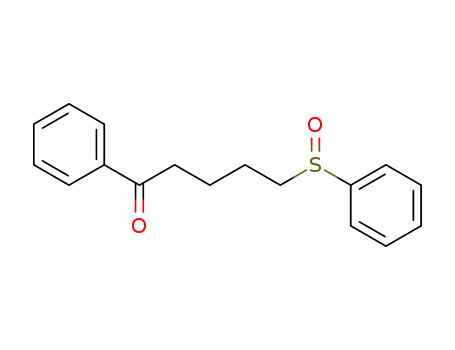 1-Pentanone, 1-phenyl-5-(phenylsulfinyl)-