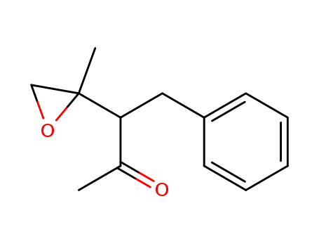 Molecular Structure of 89100-04-9 (2-Butanone, 3-(2-methyloxiranyl)-4-phenyl-)