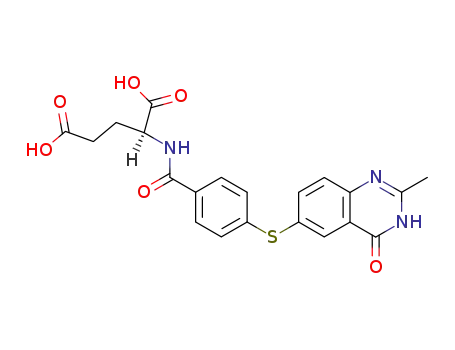 (S)-2-[4-(2-Methyl-4-oxo-3,4-dihydro-quinazolin-6-ylsulfanyl)-benzoylamino]-pentanedioic acid