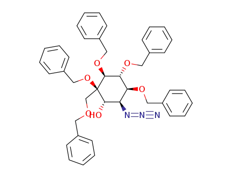1L-2-azido-1,4,5,6-tetra-O-benzyl-2-desoxy-4-C-(benzyloxymethyl)-muco-inosit