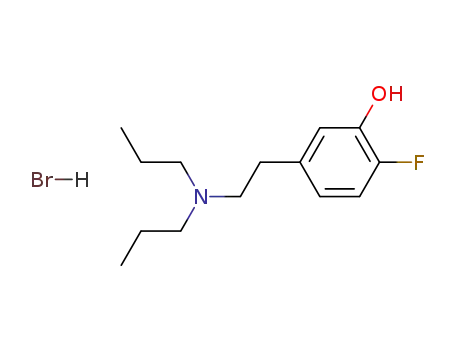 N,N-di-n-propyl-2-(4-fluoro-3-hydroxyphenyl)ethylamine hydrobromide
