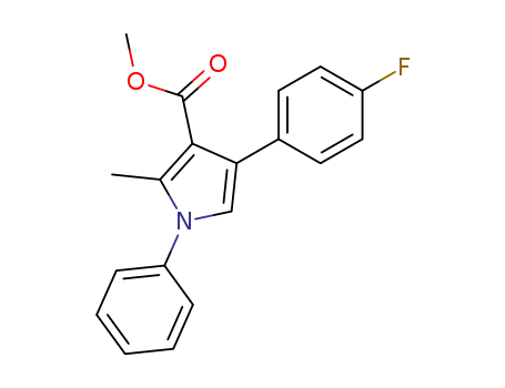 4-(4-fluorophenyl)-2-methyl-1-phenyl-1-hydropyrrole-3-carboxylic acid methyl ester