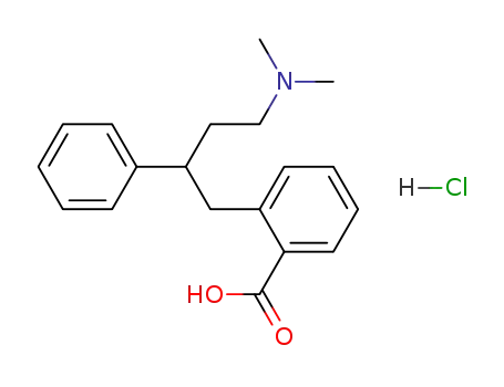 2-(β-[2-dimethylaminoethyl]phenethyl)benzoic acid hydrochloride