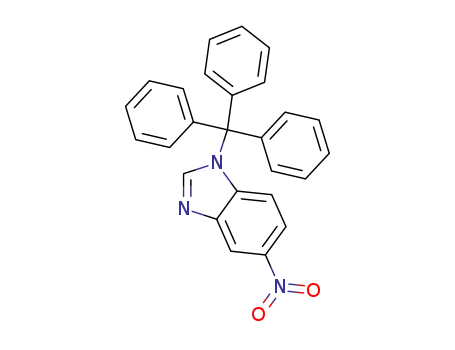 Molecular Structure of 150458-18-7 (5-nitro-1-triphenylmethylbenzimidazol)