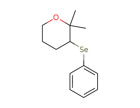 2,2-Dimethyl-3-(phenylselanyl)oxane