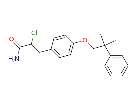 Benzenepropanamide, a-chloro-4-(2-methyl-2-phenylpropoxy)-