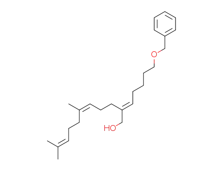 benzyl ether of 10,14-dimethyl-6-hydroxymethylpentadeca-5E,9Z,13-trien-1-ol