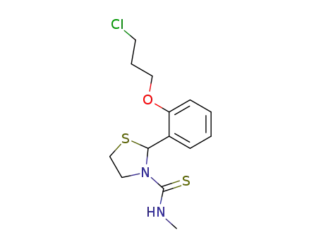 2-[2-(3-Chloro-propoxy)-phenyl]-thiazolidine-3-carbothioic acid methylamide