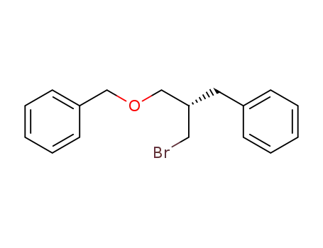 Benzene, [2-(bromomethyl)-3-(phenylmethoxy)propyl]-, (S)-
