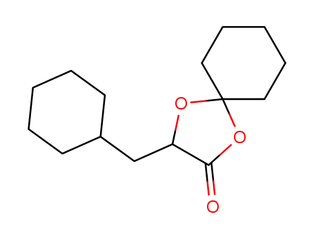 1,4-Dioxaspiro[4.5]decan-2-one, 3-(cyclohexylmethyl)-