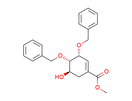 (3R,4S,5R)-methyl 3,4-dibenzyloxy-5-hydroxycyclohex-1-ene-1-carboxylate
