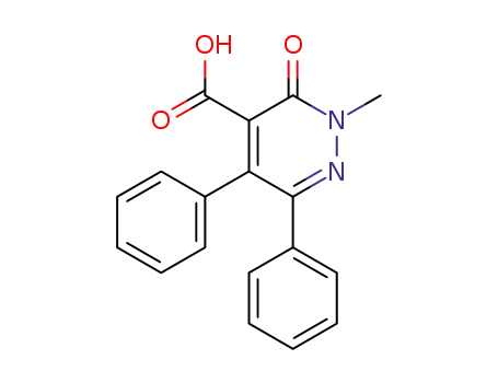 4-Pyridazinecarboxylic acid, 2,3-dihydro-2-methyl-3-oxo-5,6-diphenyl-