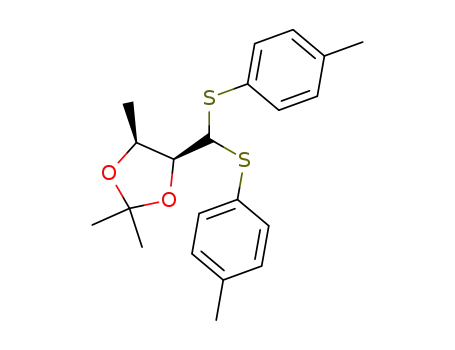 (4S,5S)-(-)-4-(bis-p-tolylthiomethyl)-2,2,5-trimethyl-1,3-dioxolane