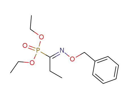 (E)-diethyl 1-benzyloxyiminopropylphosphonate