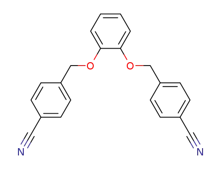 Molecular Structure of 118499-73-3 (Benzonitrile, 4,4'-[1,2-phenylenebis(oxymethylene)]bis-)